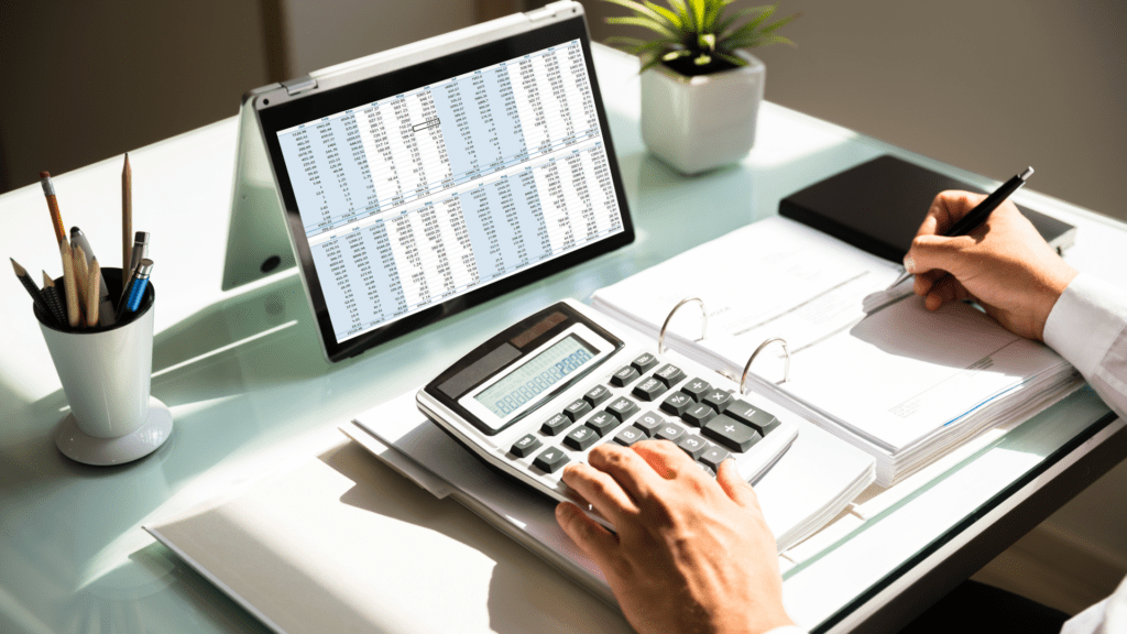 a perwson calculating duties and tariffs