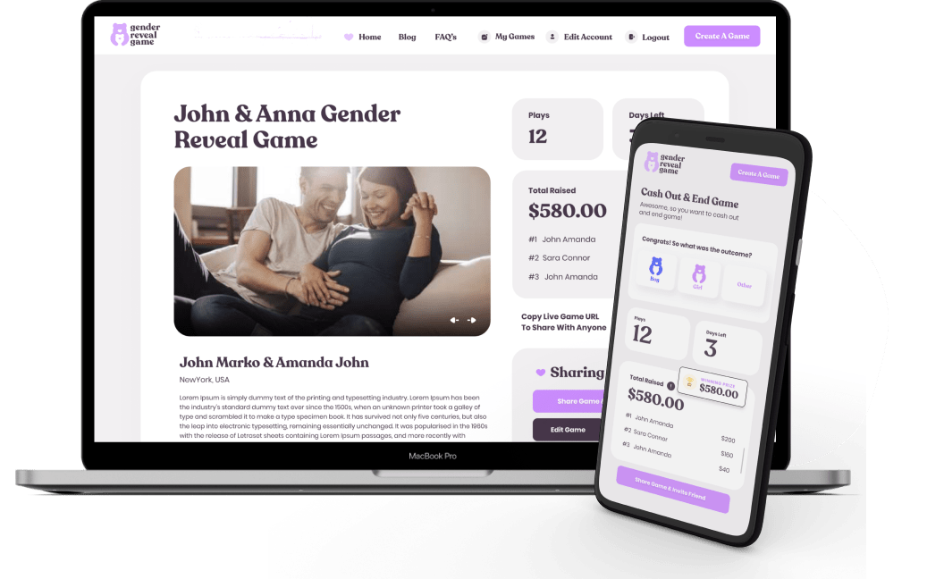 Villie Mockup on website