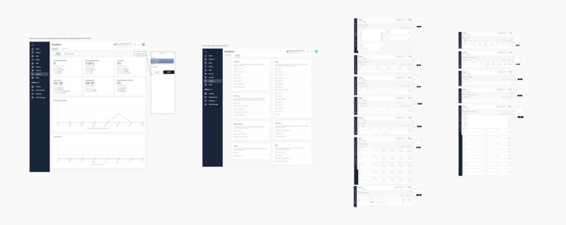Competitor website analysis example