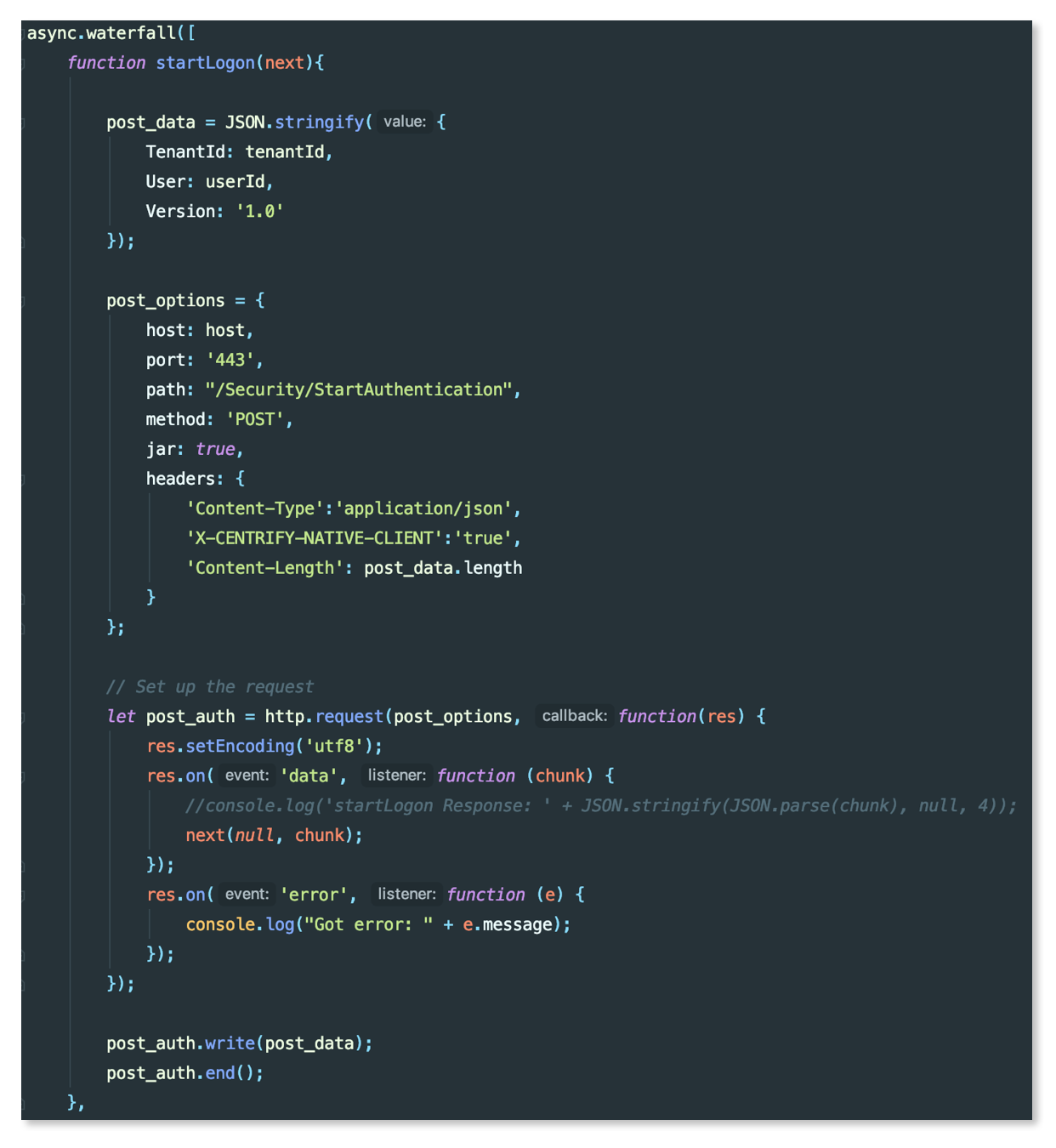 Intro to Using the Centrify REST API with MFA for Automation - Nyedis