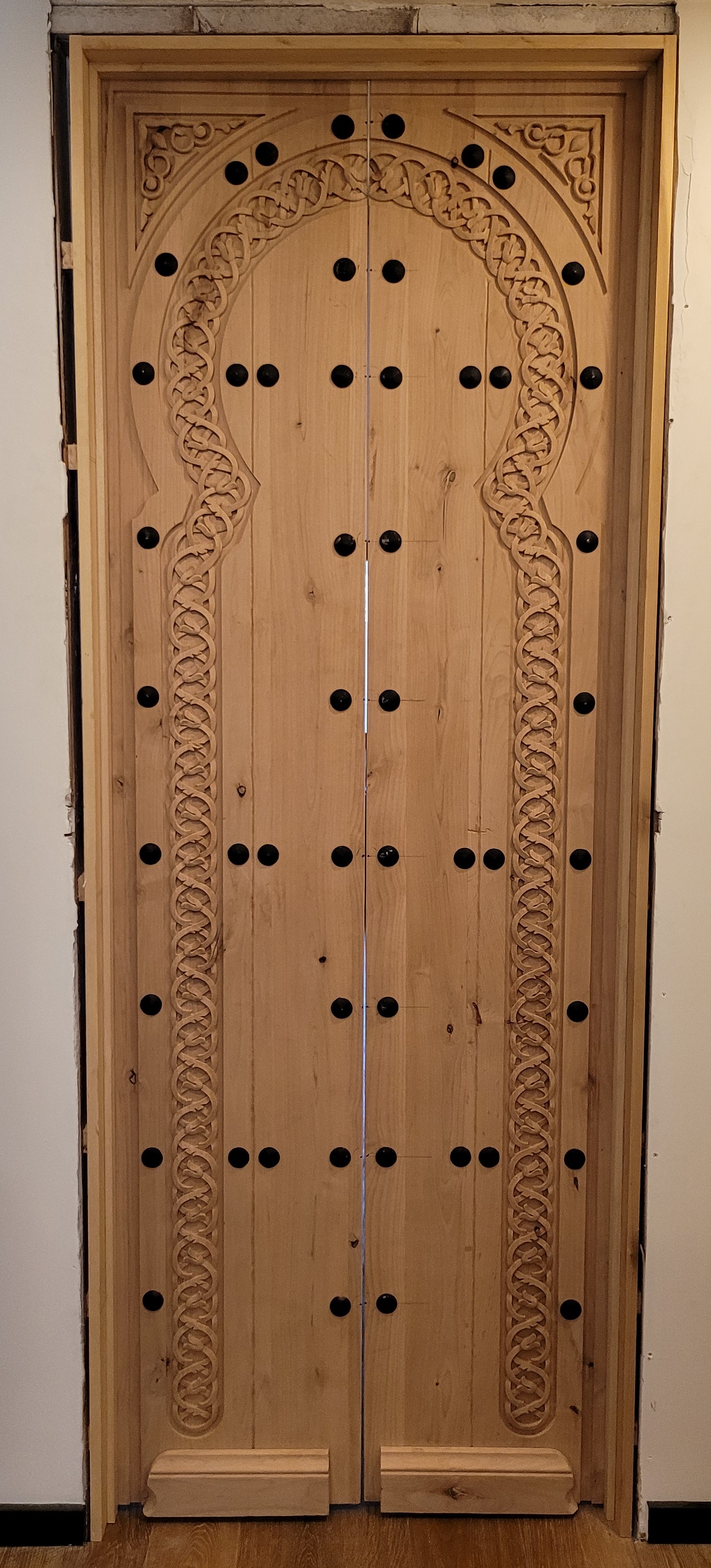 Single Door to French Door Conversion by Preciado Wood Works