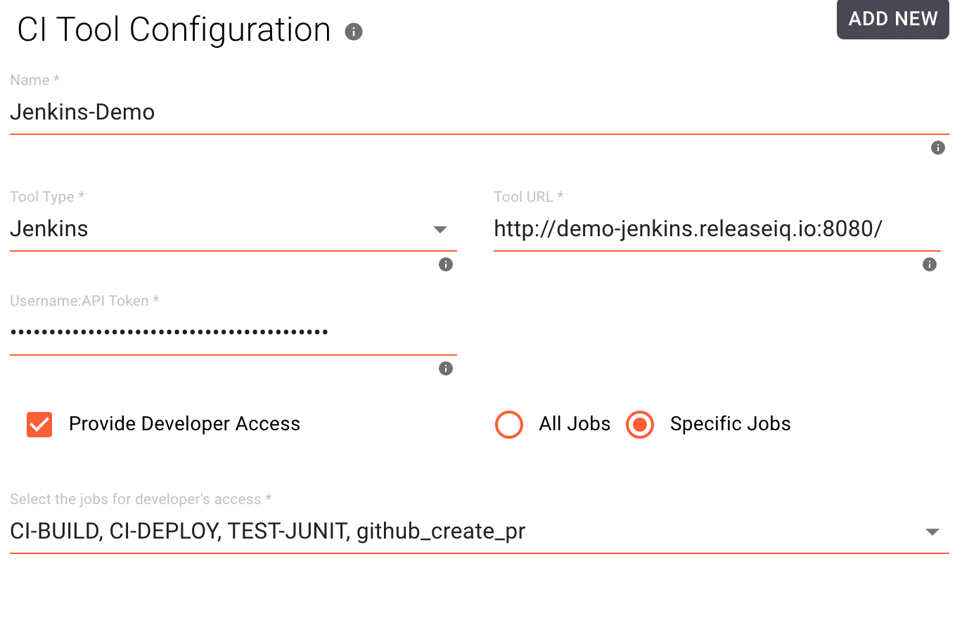 Setting up CI tools for developer pipeline
