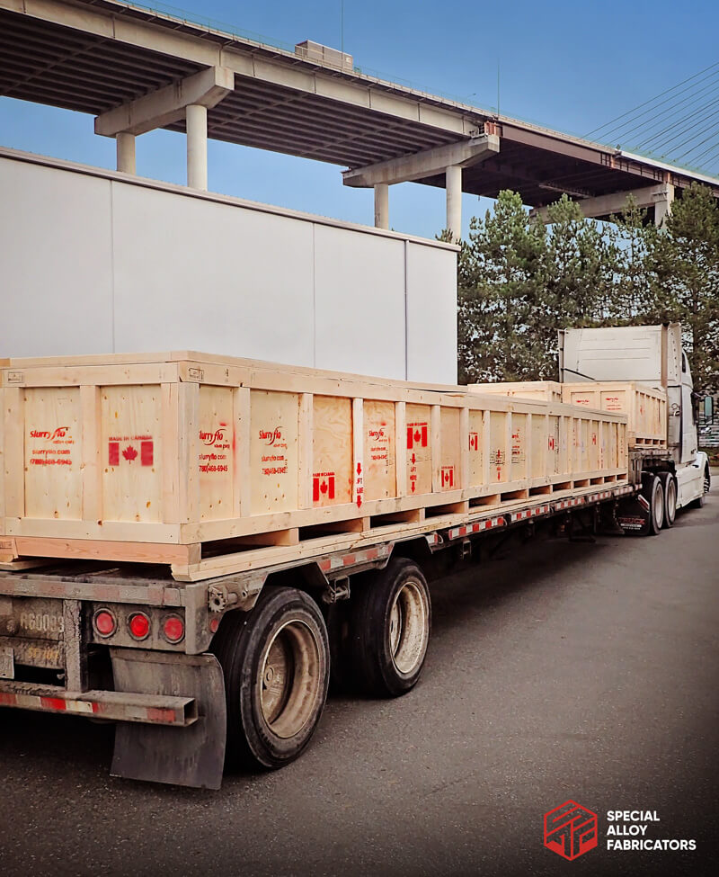 SAF Products on a Delivery Truck