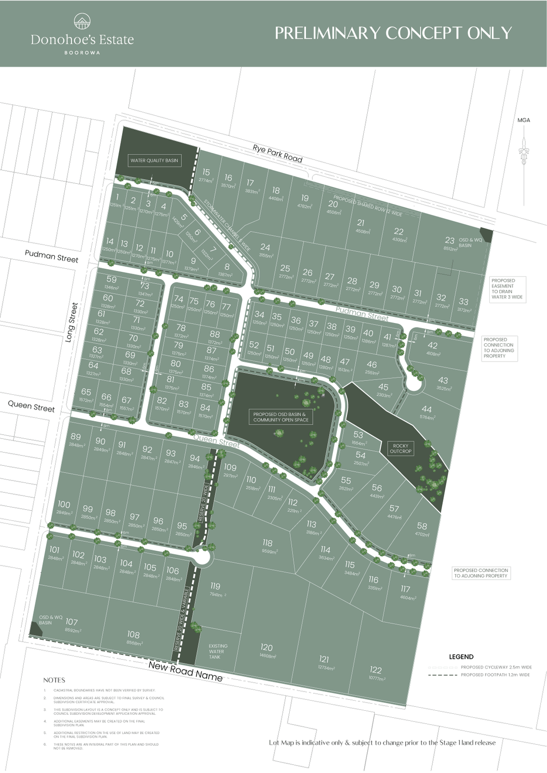 Donohoe's Estate Boorowa Residential Land For Sale