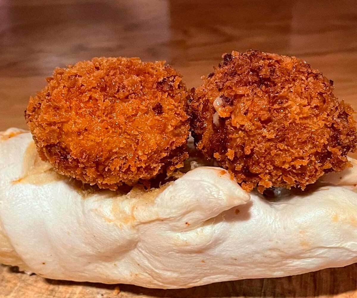 El crítico @gastromuna nos ha cedido la fotogafía que realizó para la semana de la croqueta en el Restaurante La Vieja Iruña