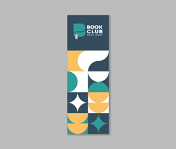 Printed 148mm x 52mm bookmarks on silk card
