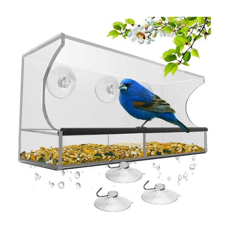 Clear Window Bird Feeder