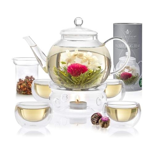 Teabloom Glass Tea Pot Gift Set