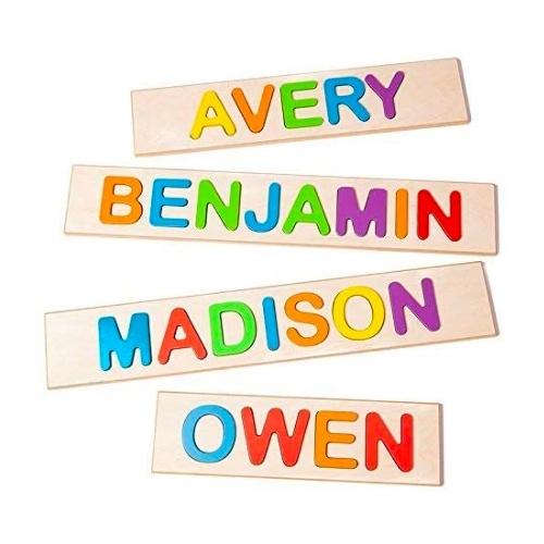 Fat Brain Toys Personalized Name Puzzle