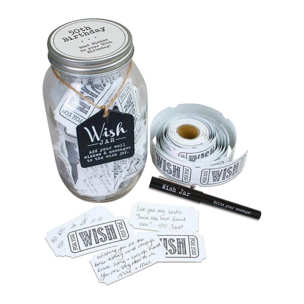 50th Birthday Wish Jar