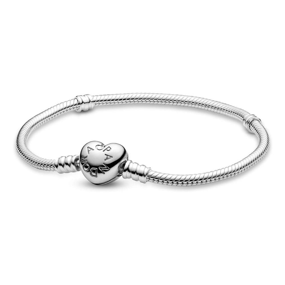 Pandora Moments Heart Clasp Charm Bracelet
