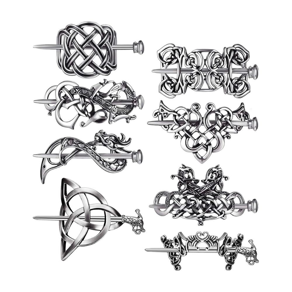 Viking Hair Clip Set
