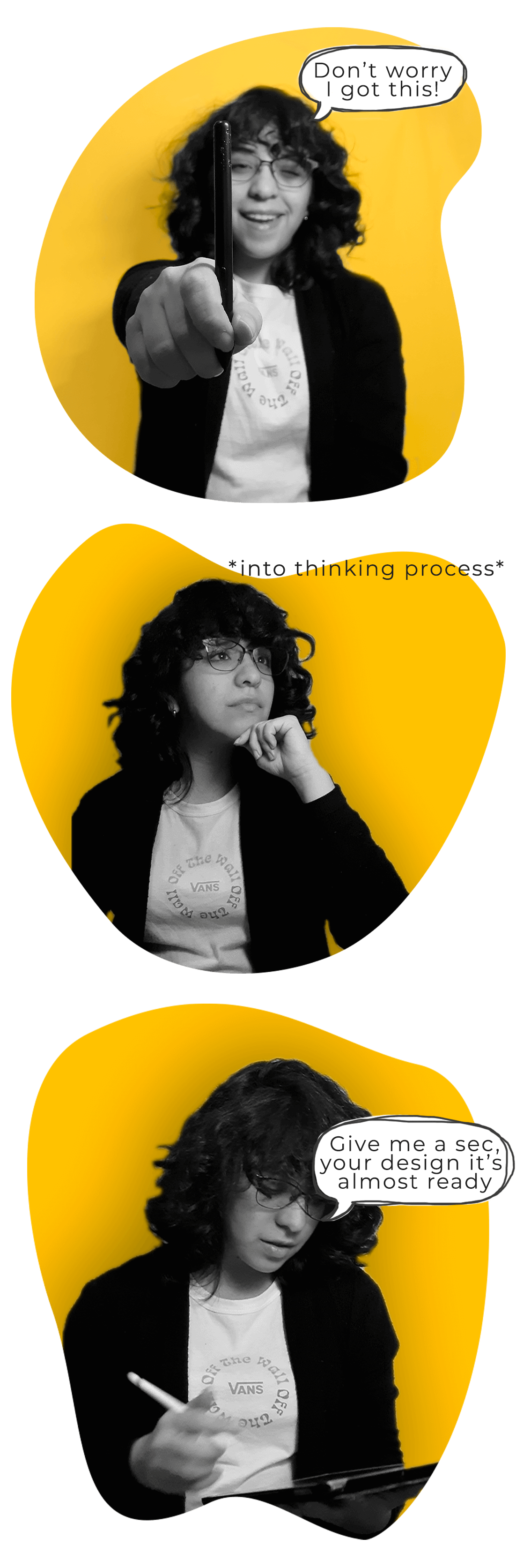 Different faces of the designer's process