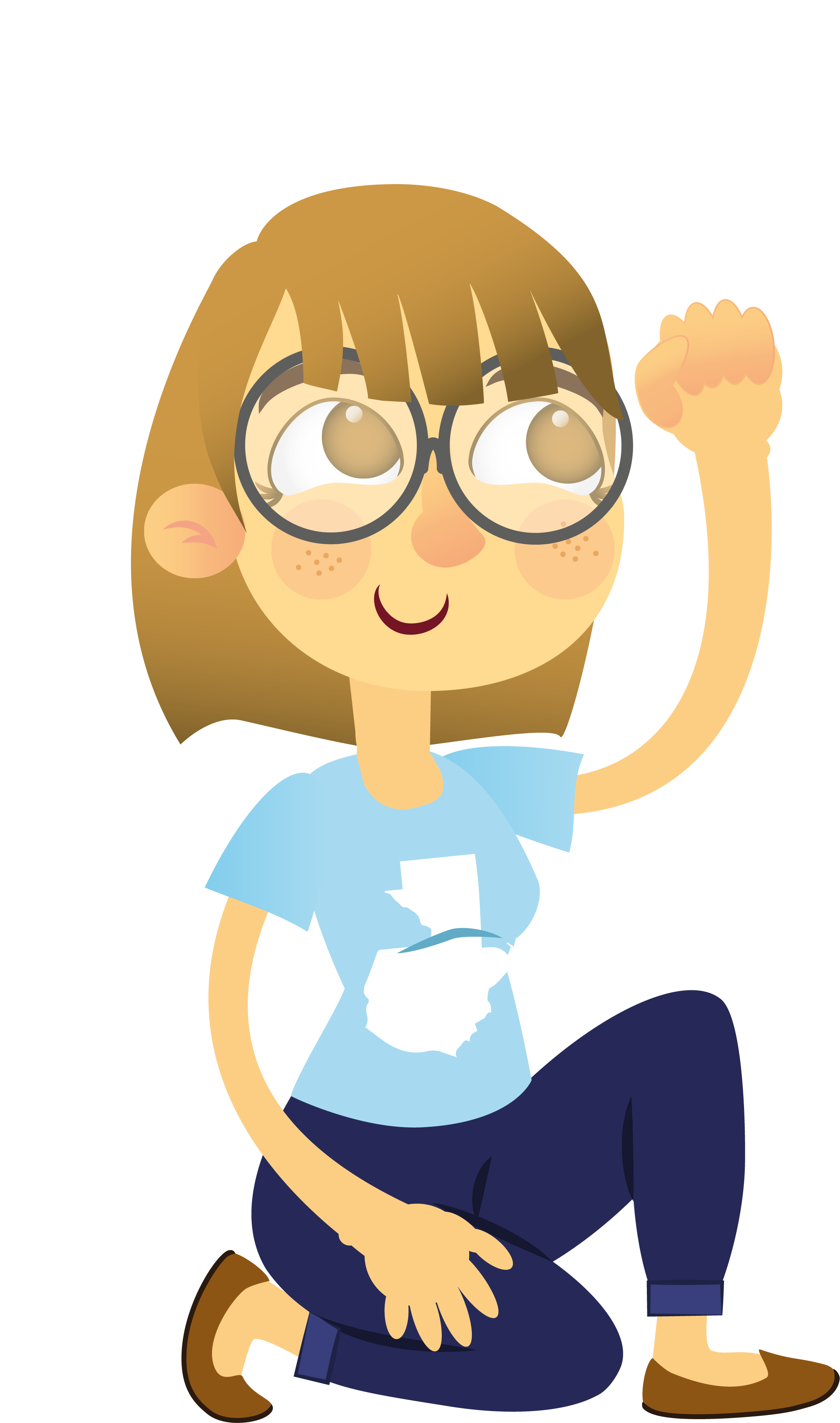 Ladina woman raising fist
