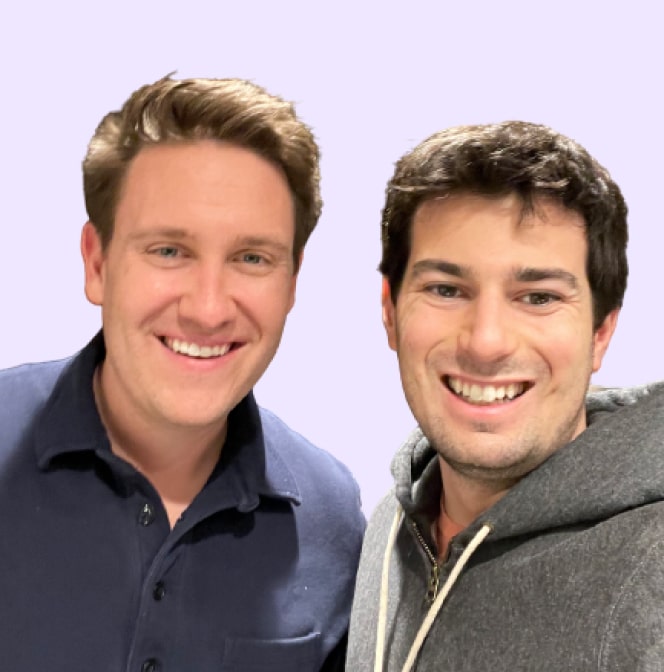 The co-founders of OnRamp, Paul Holder and Ross Lerner