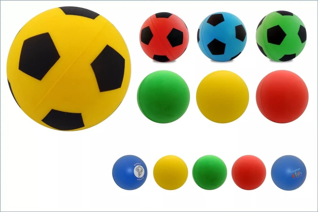 Foam sports balls Urofoam