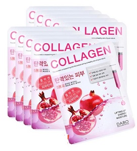 Mặt Nạ Collagen Dabo Trị Nám Dưỡng Trắng Da Hàn Quốc 22g/ Gói