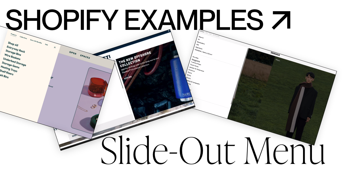Recently updated: The best Shopify Slide-out Menu examples to give you ...
