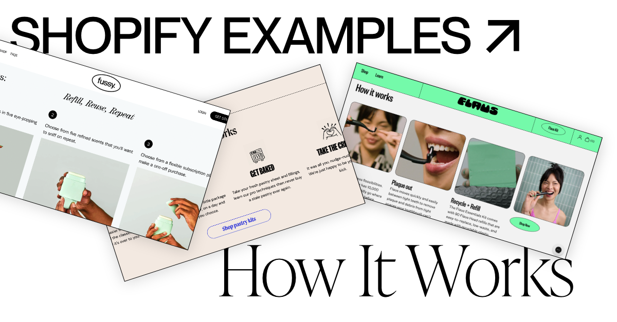Recently updated: The best Shopify How It Works examples to give you ...