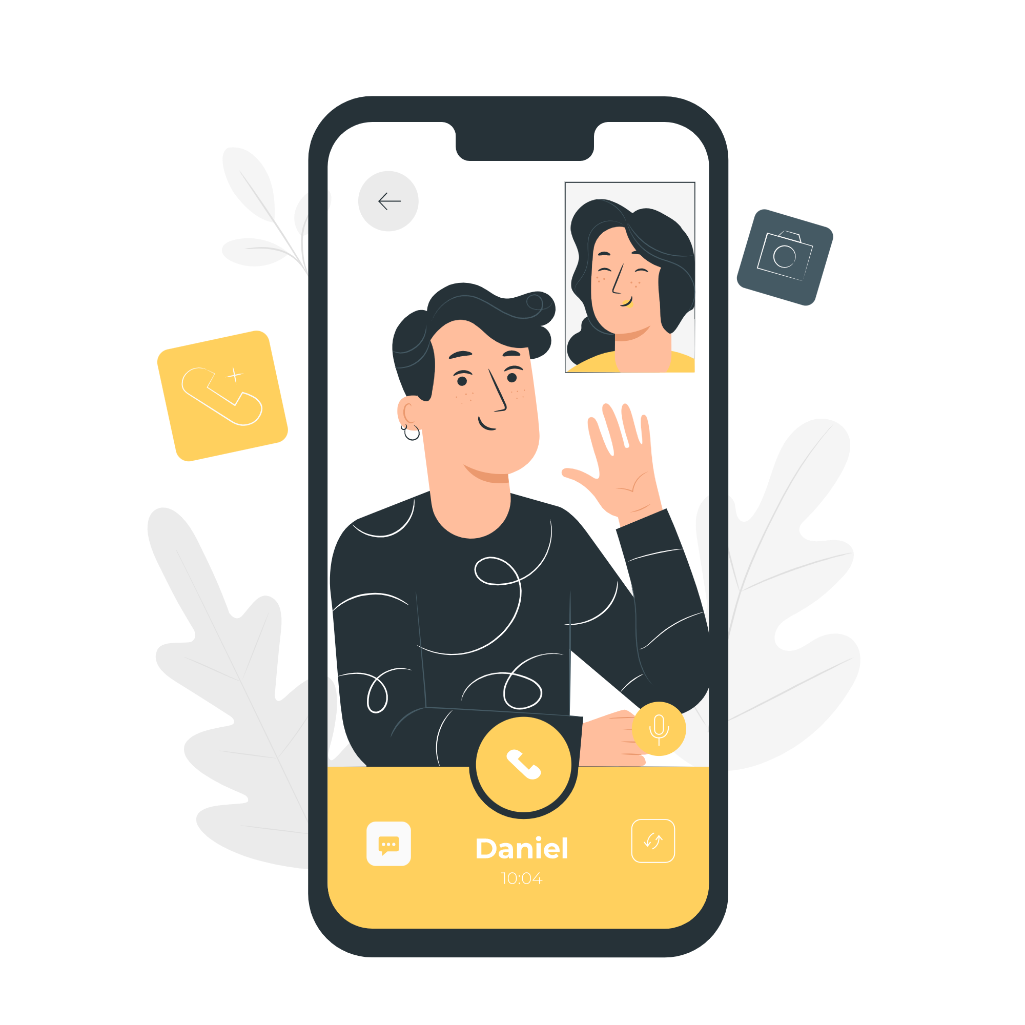 Video call on the phone