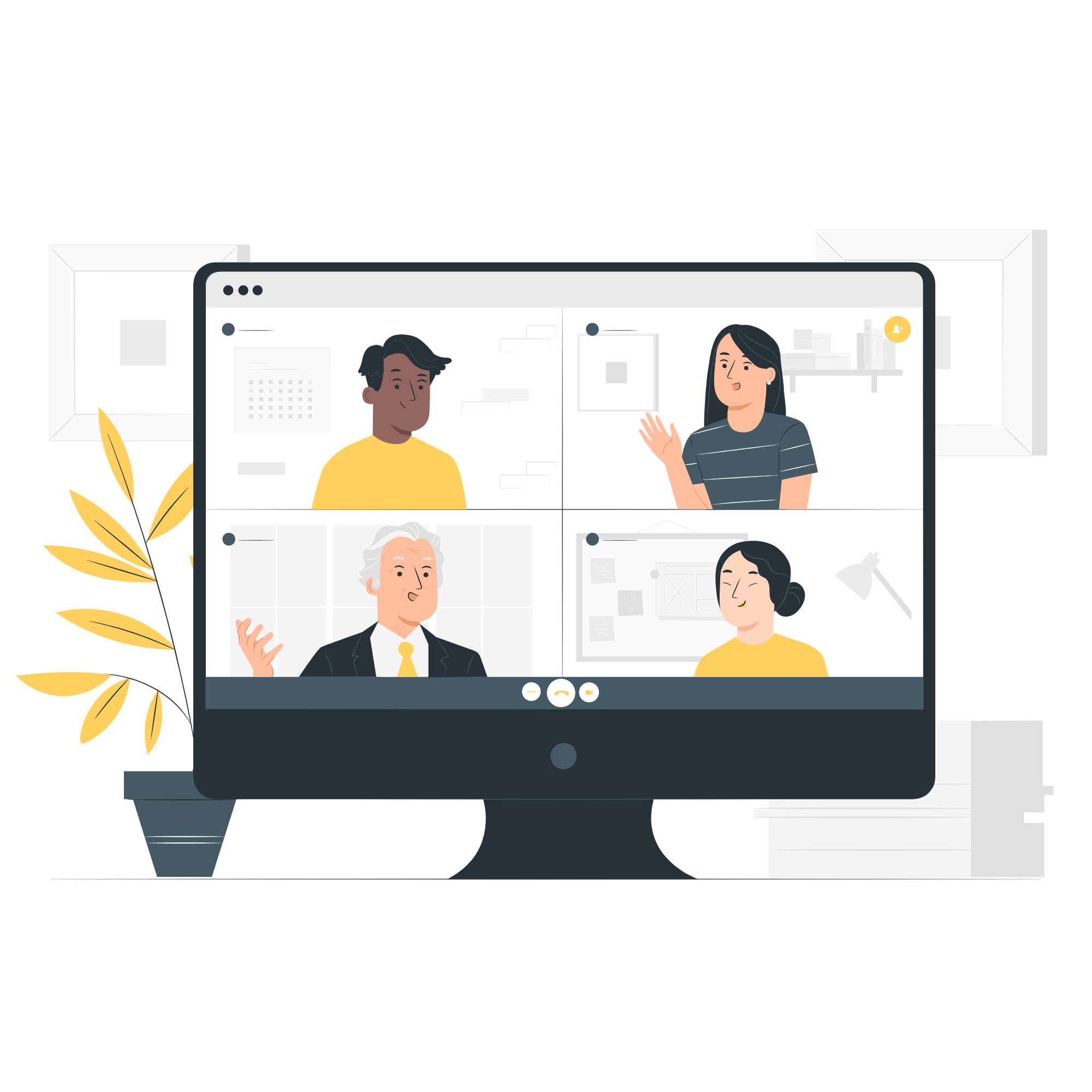 Group zoom call