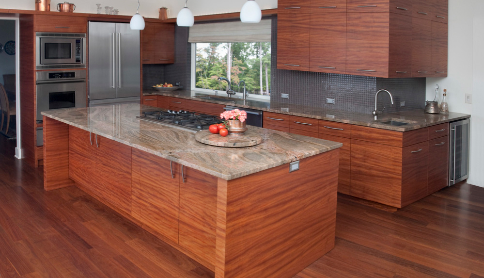 mahogany kitchen design Smirnov Cabinet