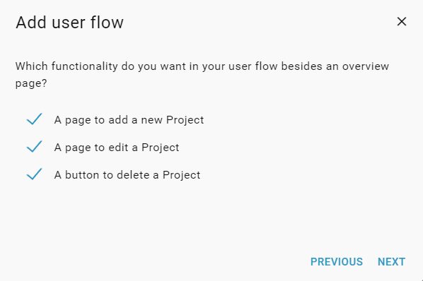 user-flow-wizard-select-functionality