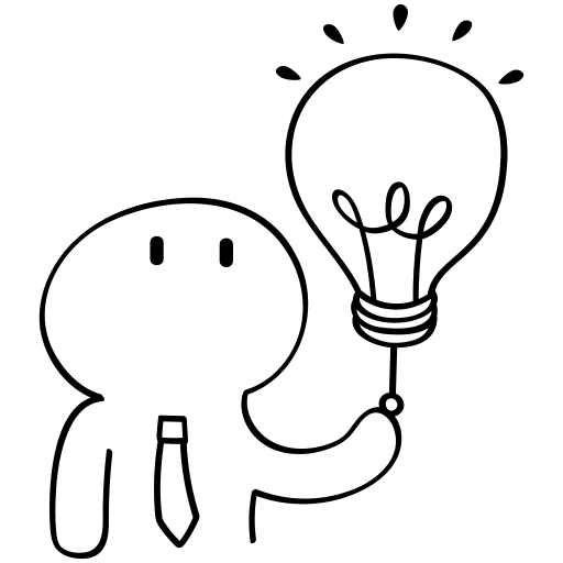 image d'un homme qui a une idée