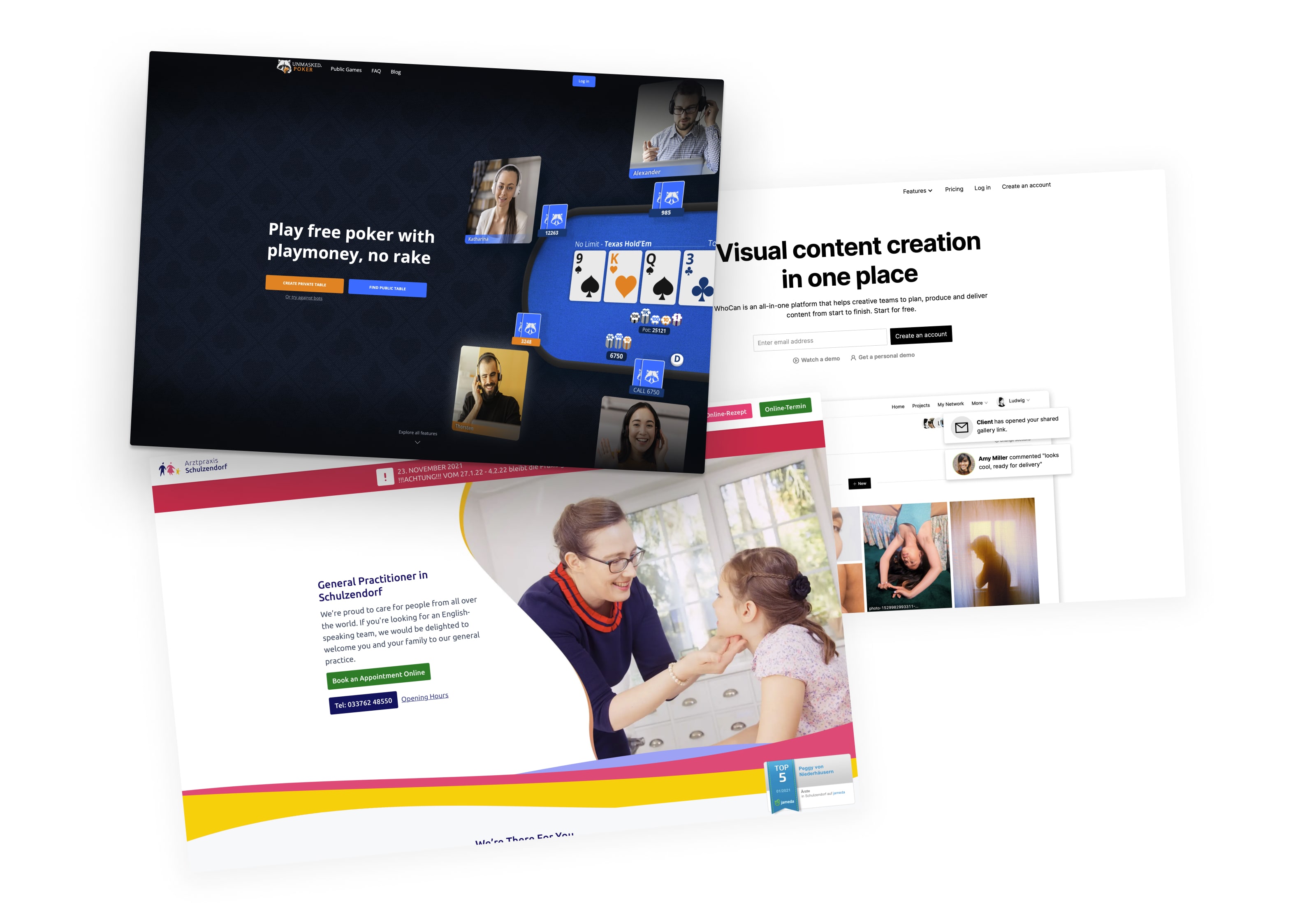 Various Websites