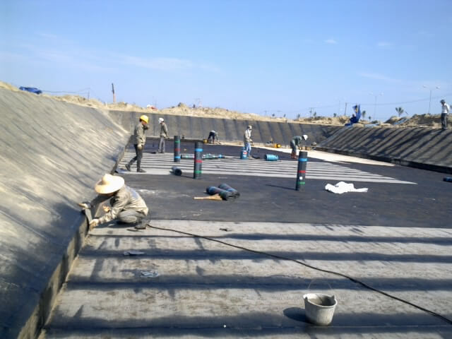 Thi công bạt chống thấm HDPe