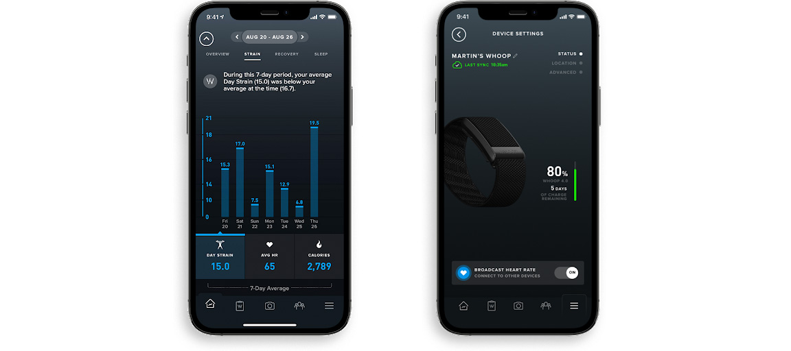 whoop vs oura overview