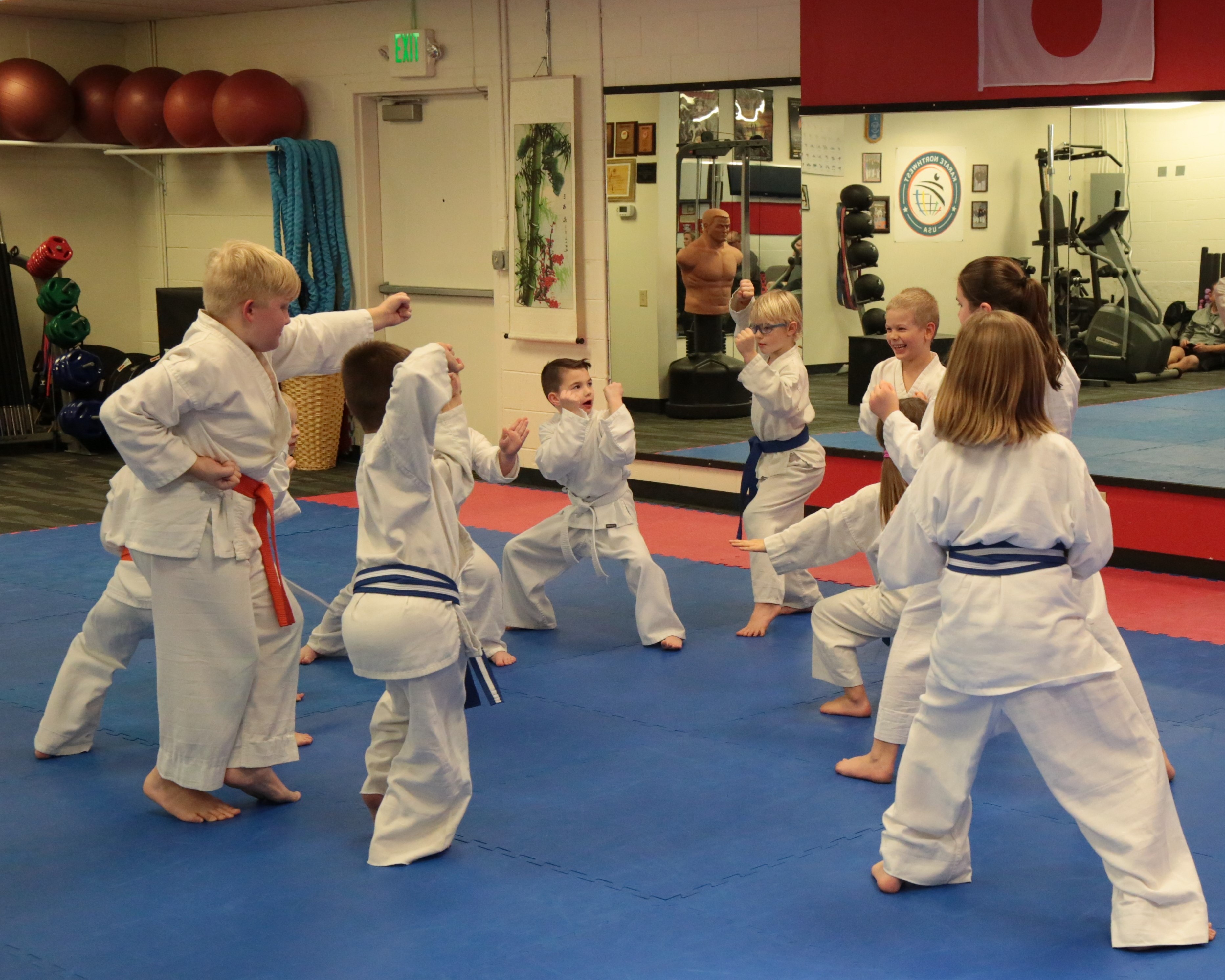 Karate Practice Kids
