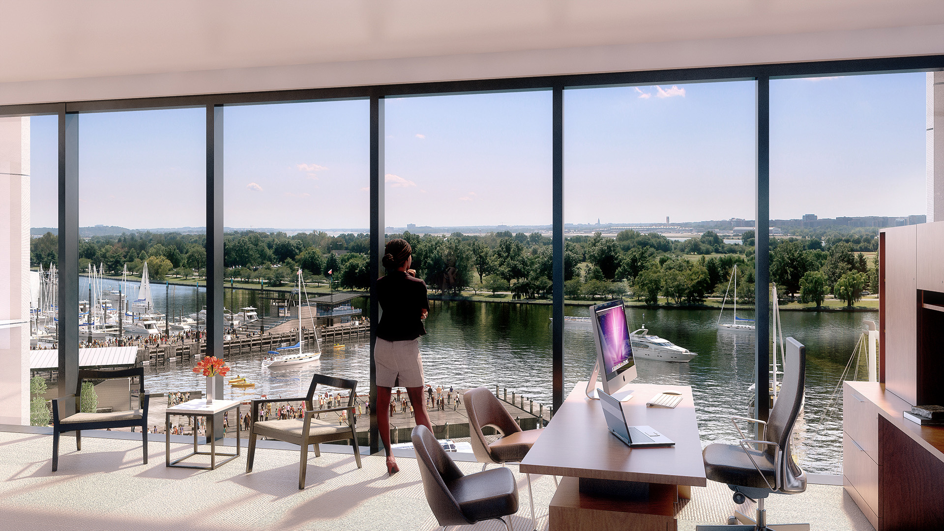 Office View of Washington Channel