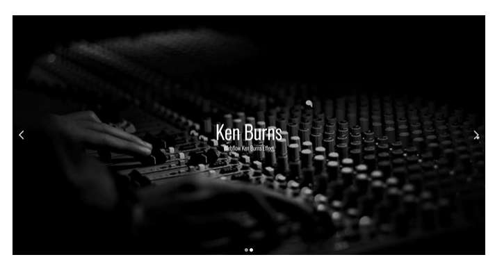 Ken Burns slider