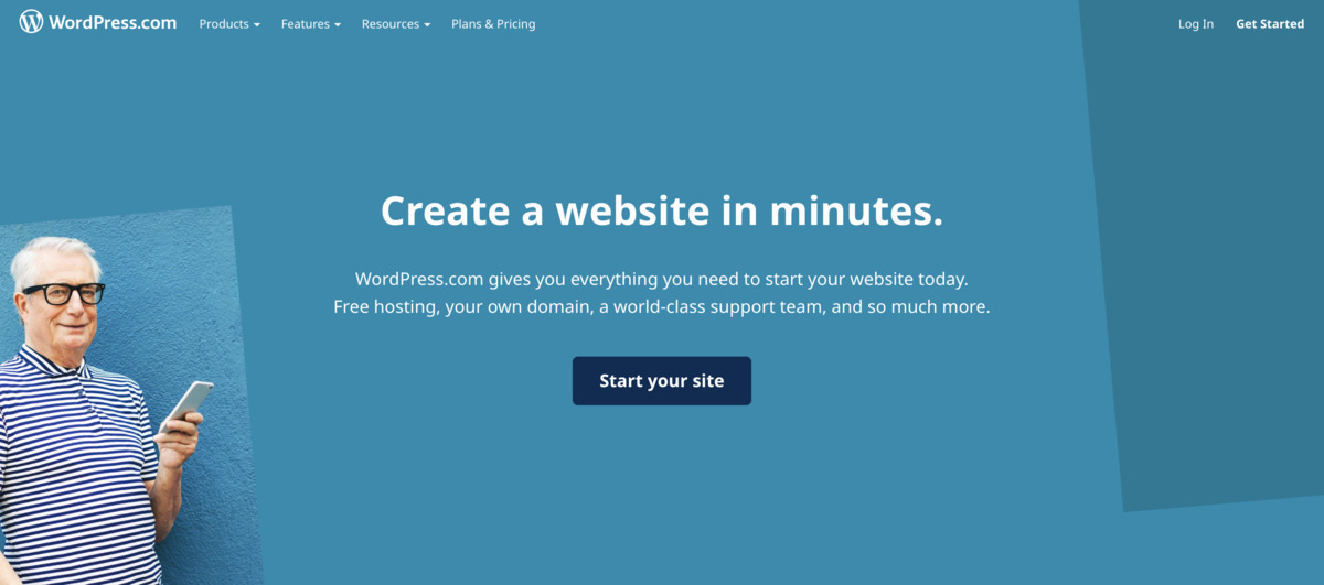 homepage-of-WordPress
