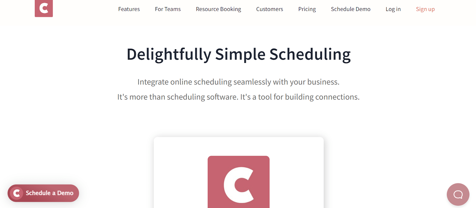 CozyCal website homepage