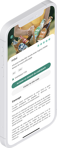 magasin sur l'application