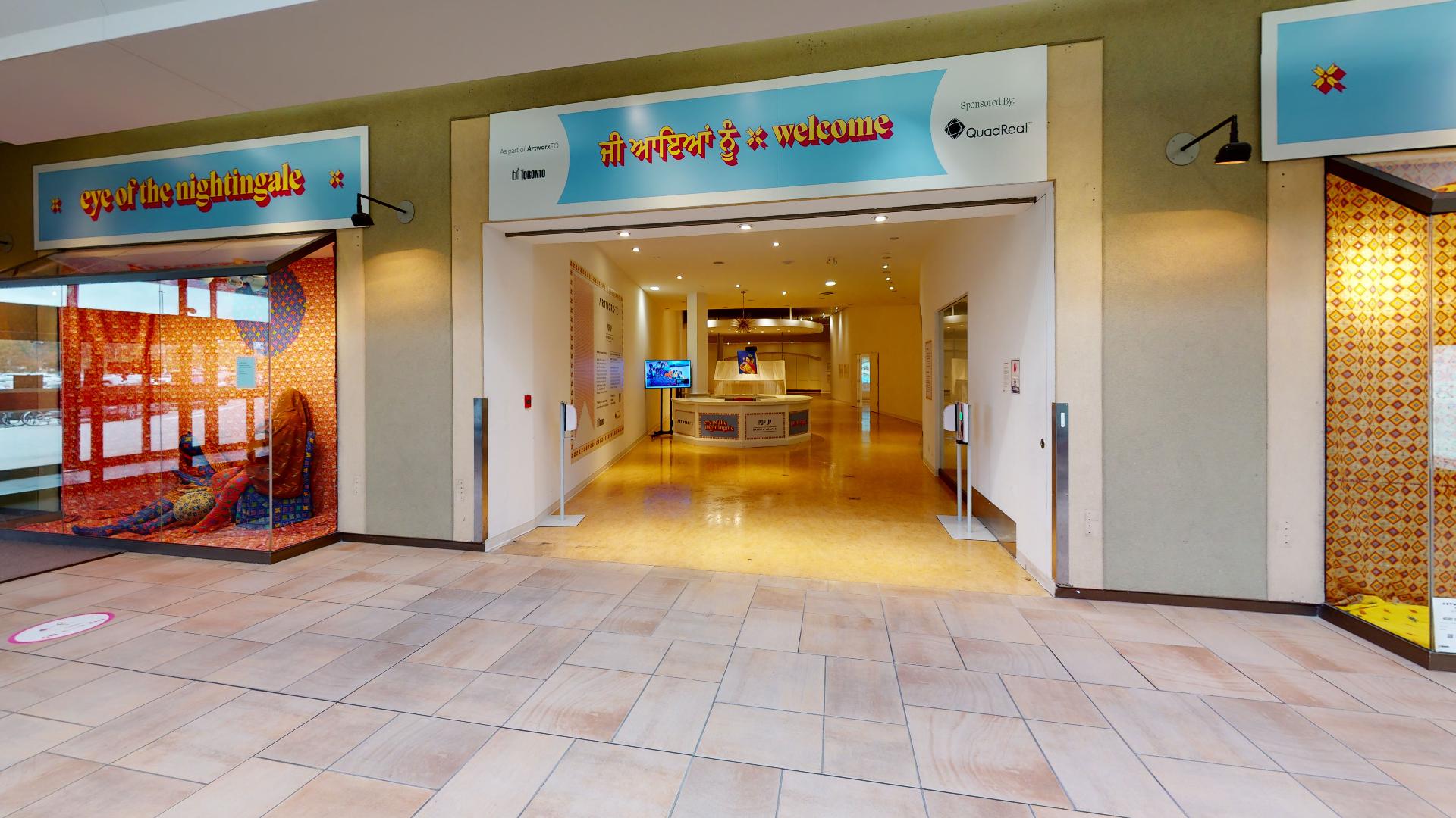 bayview village artwork entrance