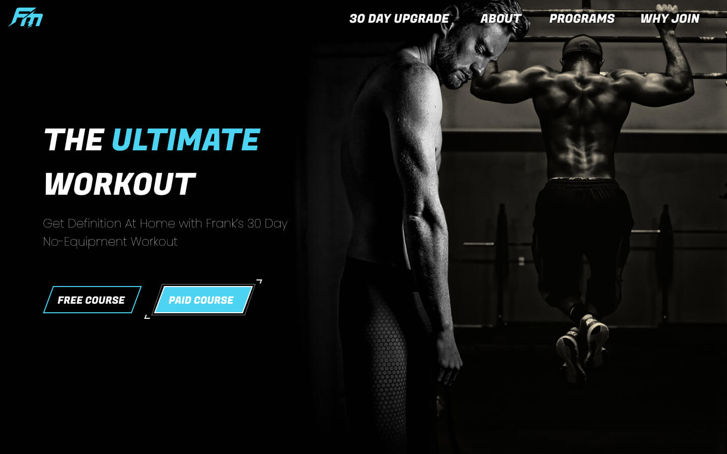 Current project main landing page displayed on a 3D tilted screen, floating with a shadow underneath