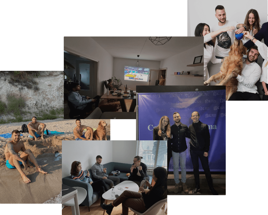 Photos of our team doing various activities