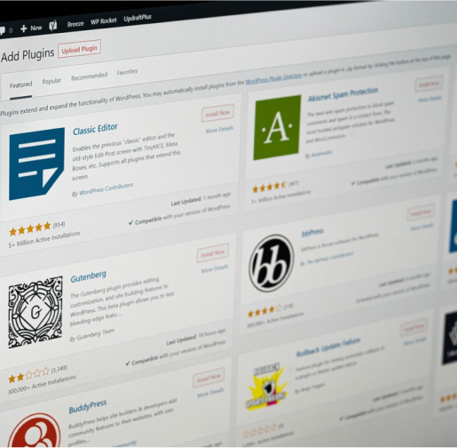WordPress dashboard screenshot