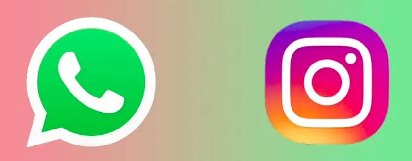 Instagram en Whatsapp