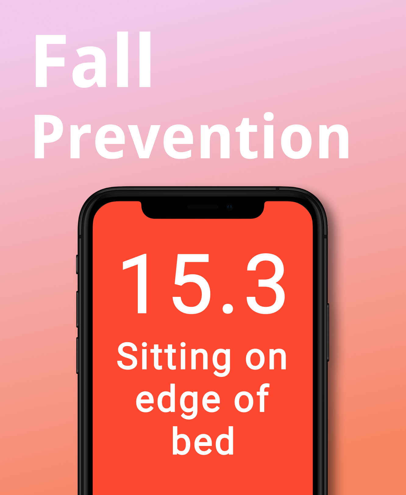 User Interface for fall prevention software