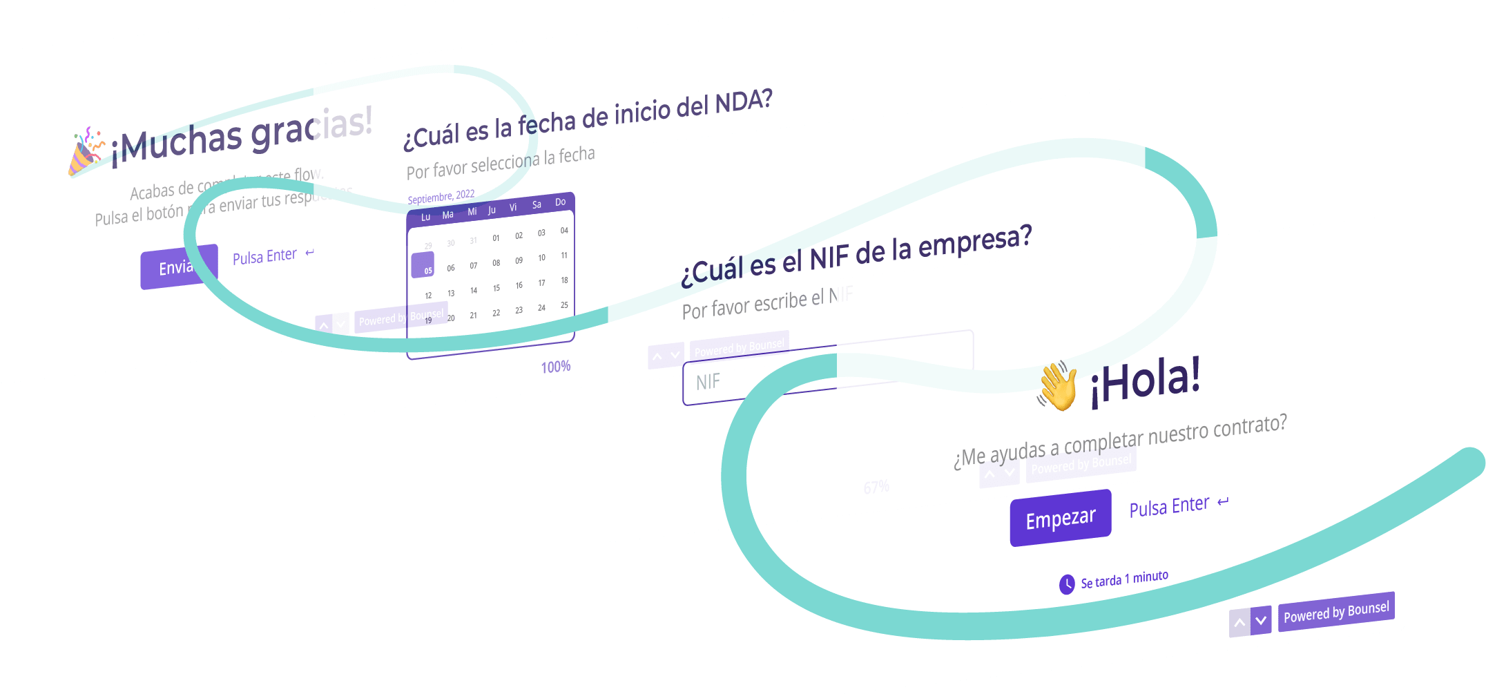 Edición en tiempo real en la plataforma de Bounsel