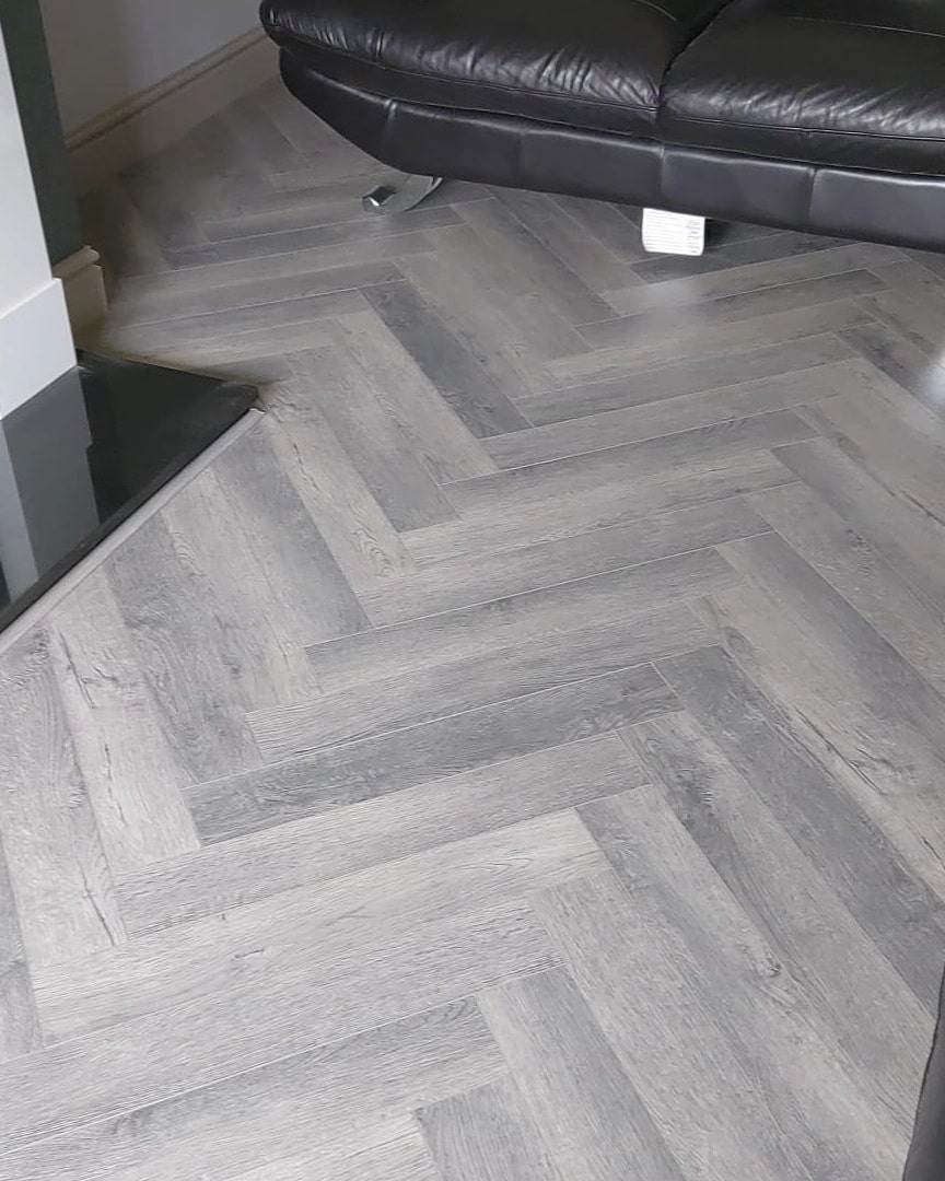 Parquet Floor in Grey