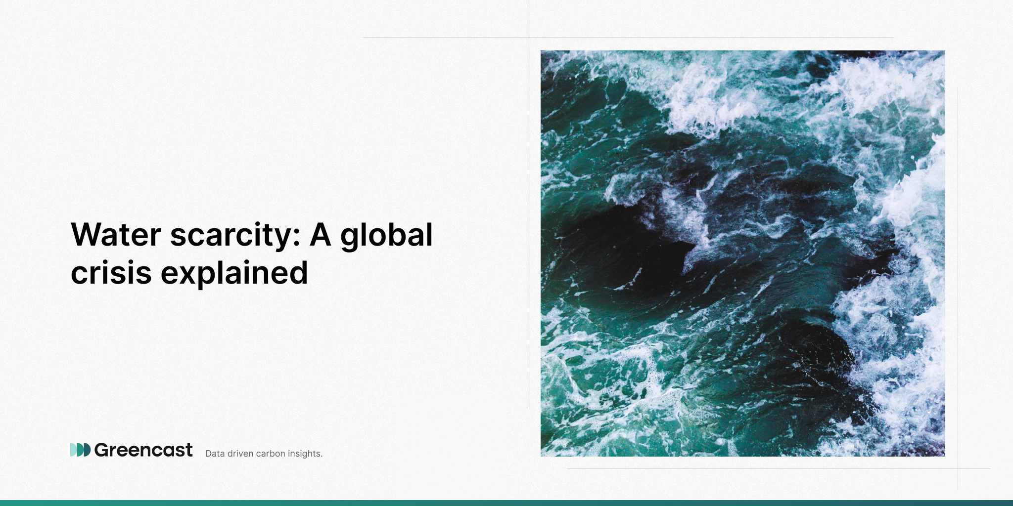 Water scarcity: A global crisis explained