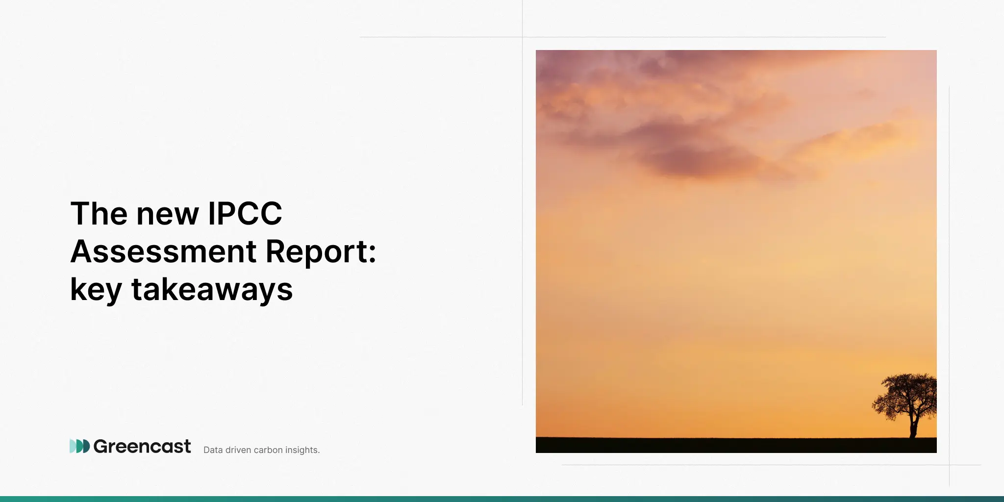The new IPCC Assessment Report: key takeaways