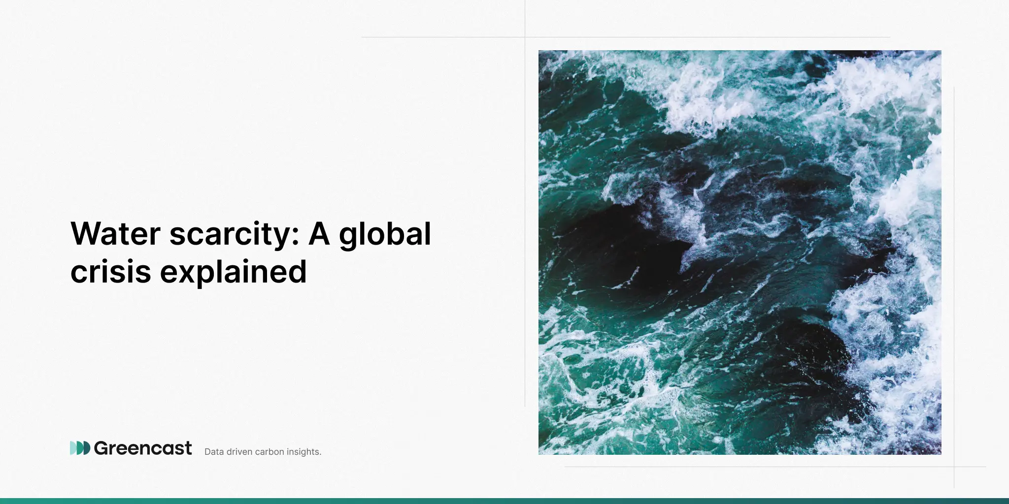 Water scarcity: A global crisis explained