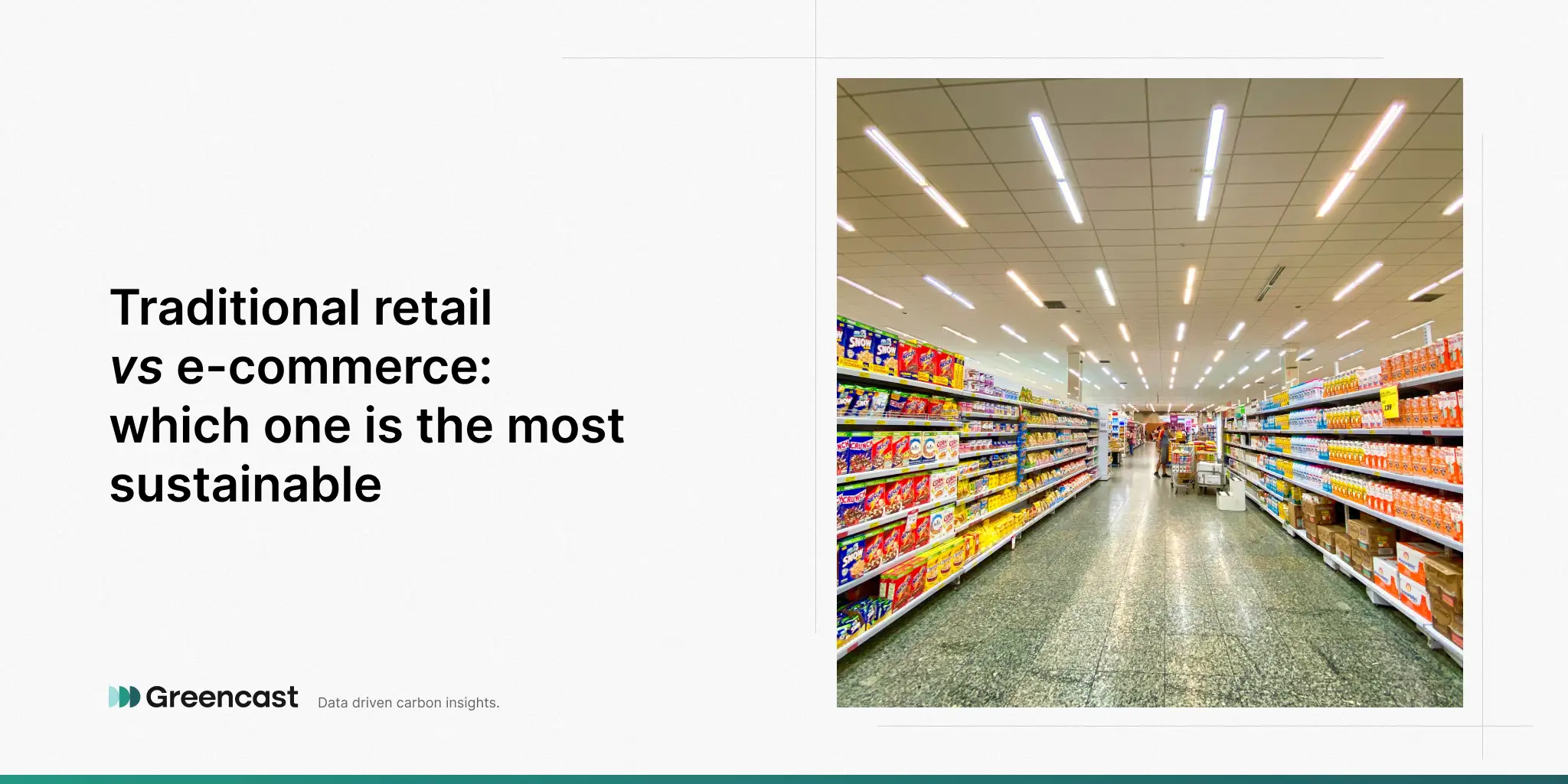 Traditional retail vs e-commerce: which one is the most sustainable