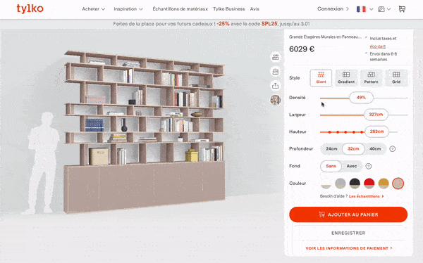 Configurateur de meubles - Tylko